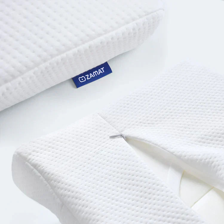 The Ultimate Adjustable Pillow for Neck Pain Relief - Ergonomic Memory Foam Cervical Pillow for Back, Side & Stomach Sleepers